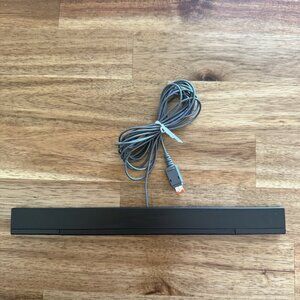Nintendo Wii OEM Sensor Bar Wired Official RVL-014 Wii And Wii U Black Version